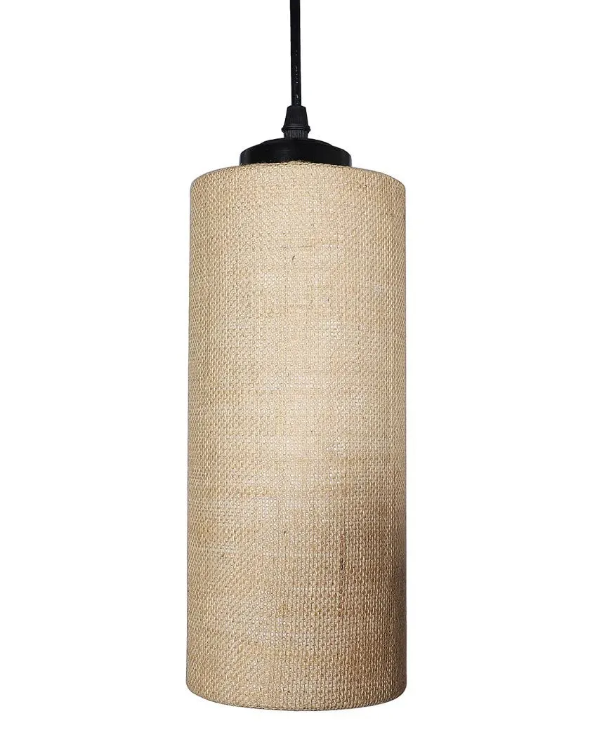 Alberio Jute Cylindrical Cluster Hanging Lamp