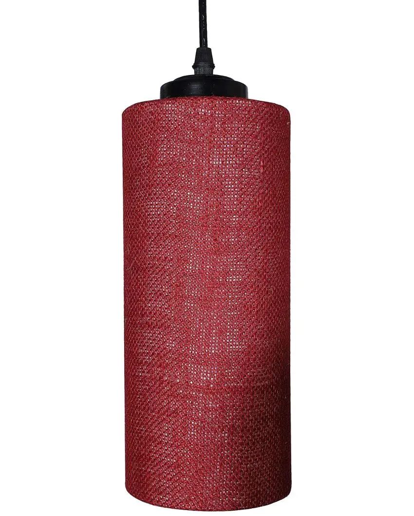 Alberio Jute Cylindrical Cluster Hanging Lamp