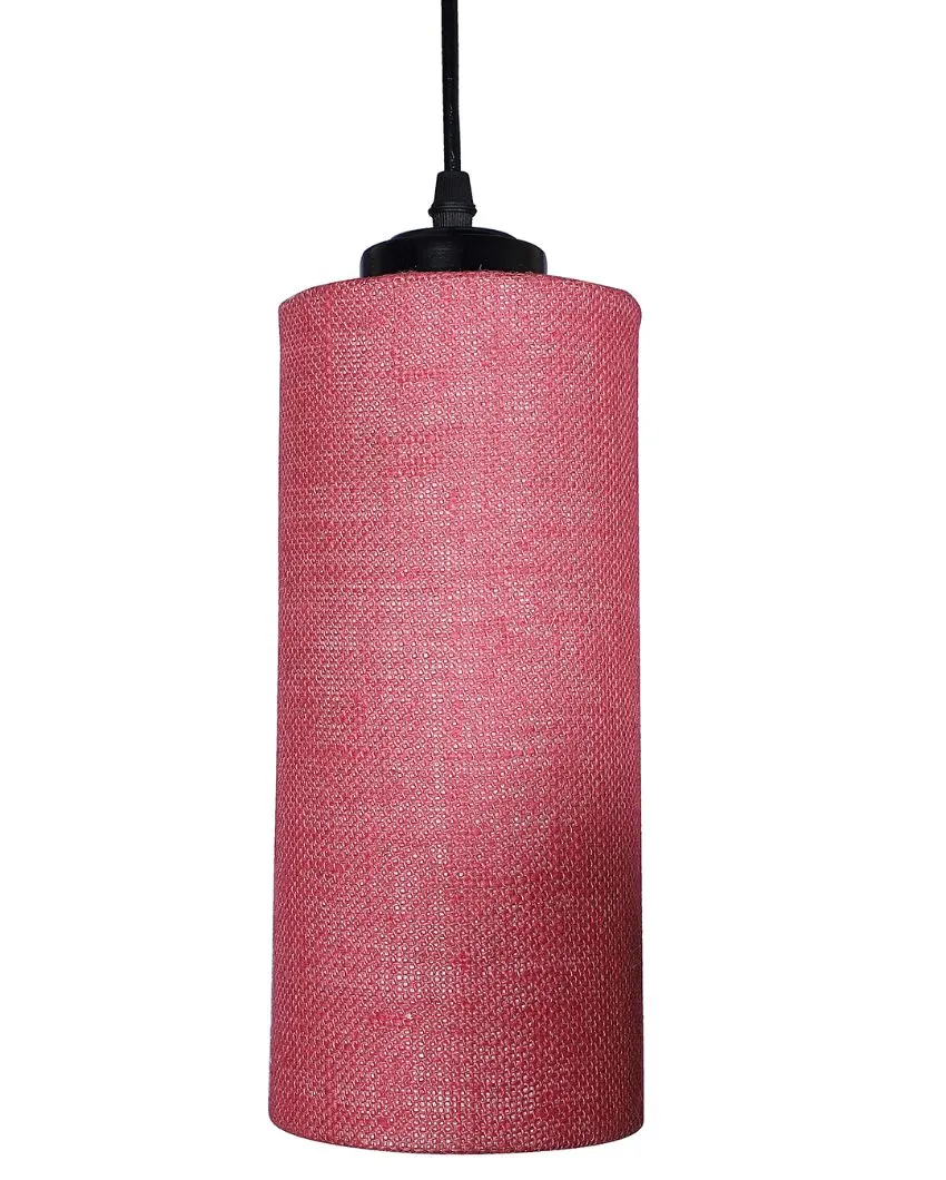 Alberio Jute Cylindrical Cluster Hanging Lamp