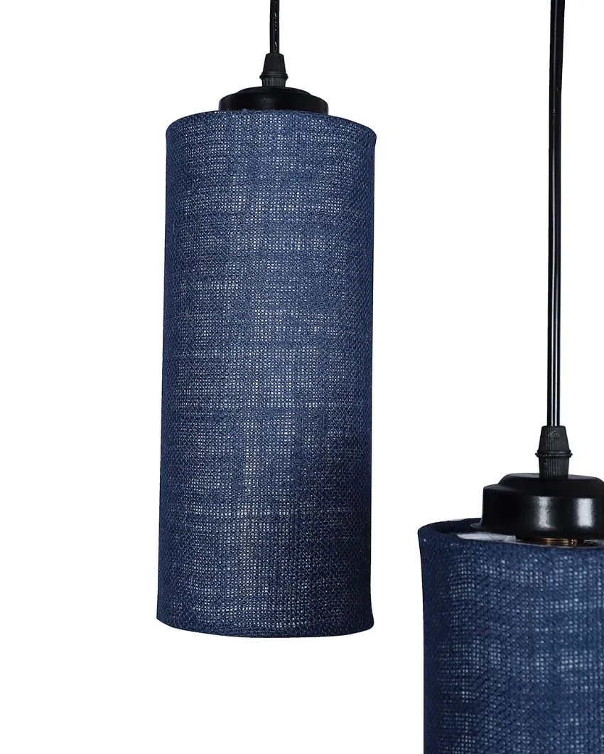 Alberio Jute Cylindrical Cluster Hanging Lamp