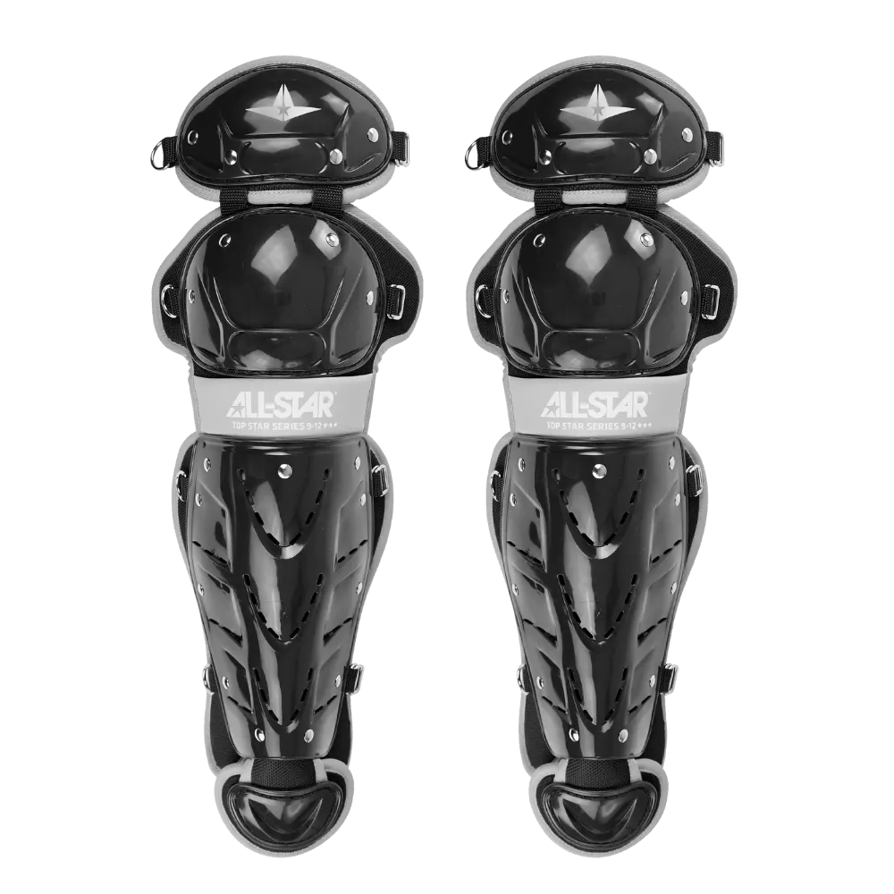 All Star Top Star Series Catchers Leg Guards Ages 7-9