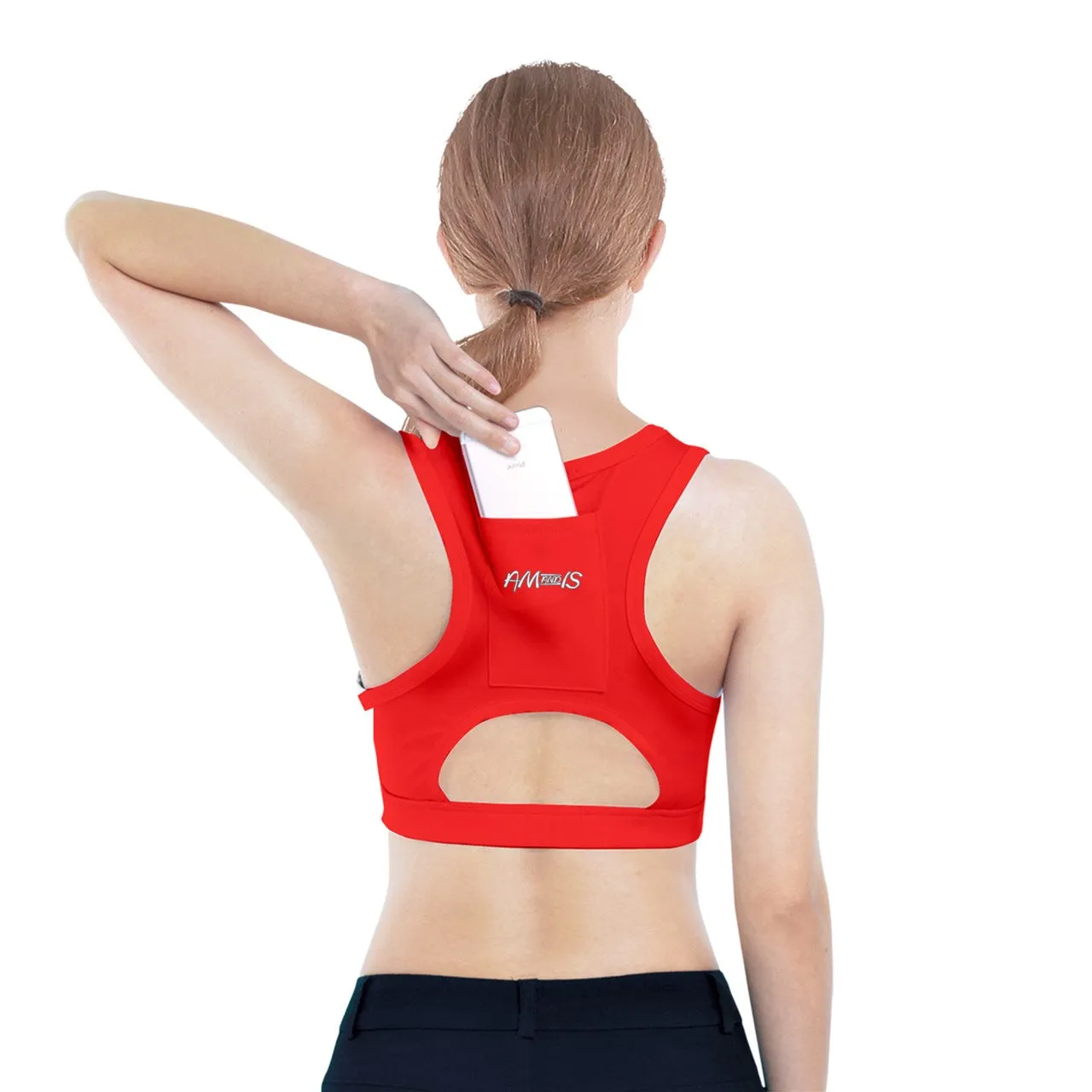 Am&Is Activewear Sports Bra With Pocket - 6 colors