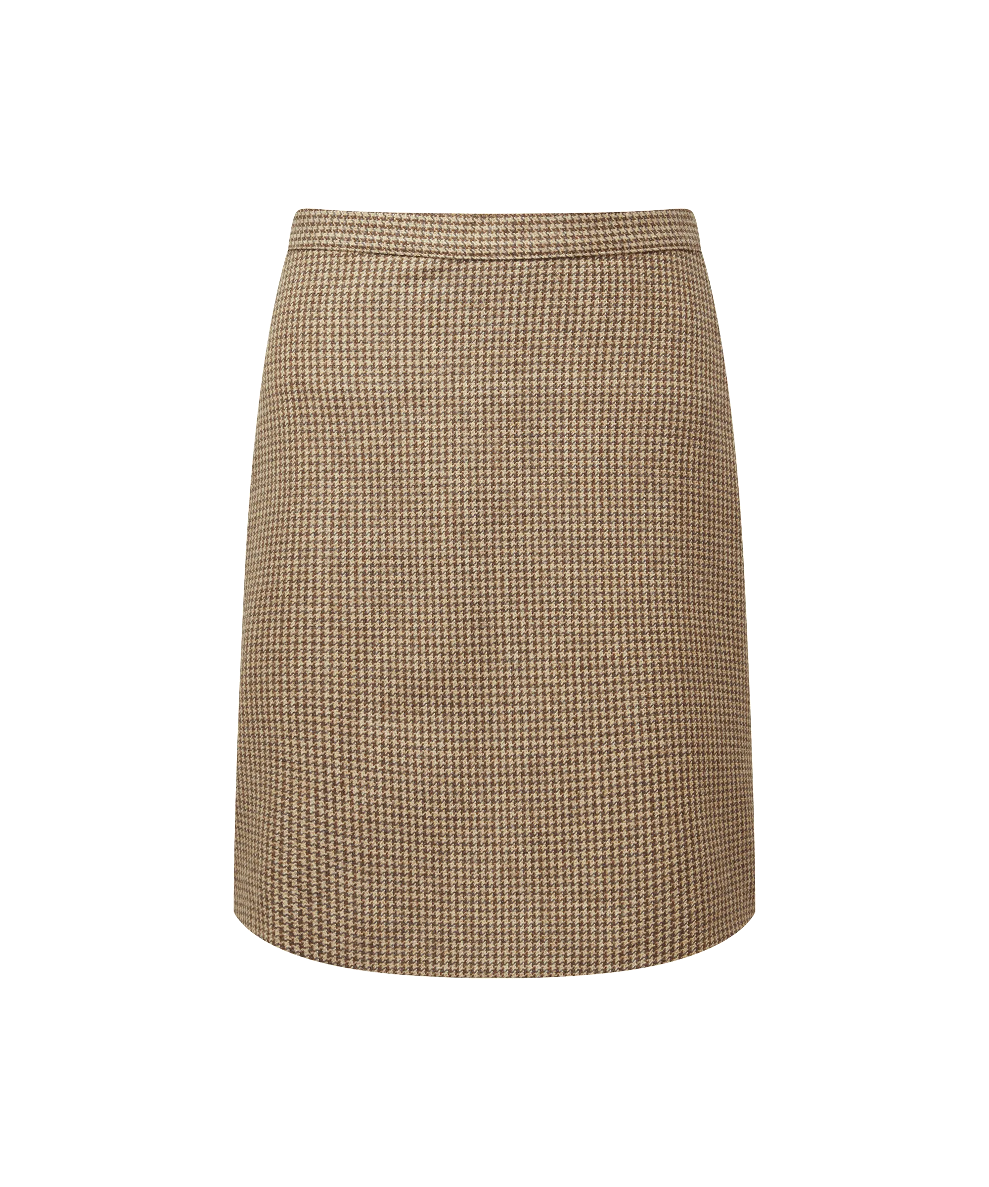 Beauly Tweed Skirt - Houndstooth Tweed