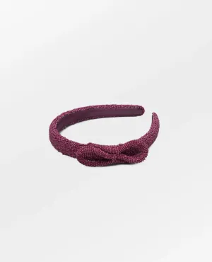 Beck Sondergaard Bow Slim Violet Hairband