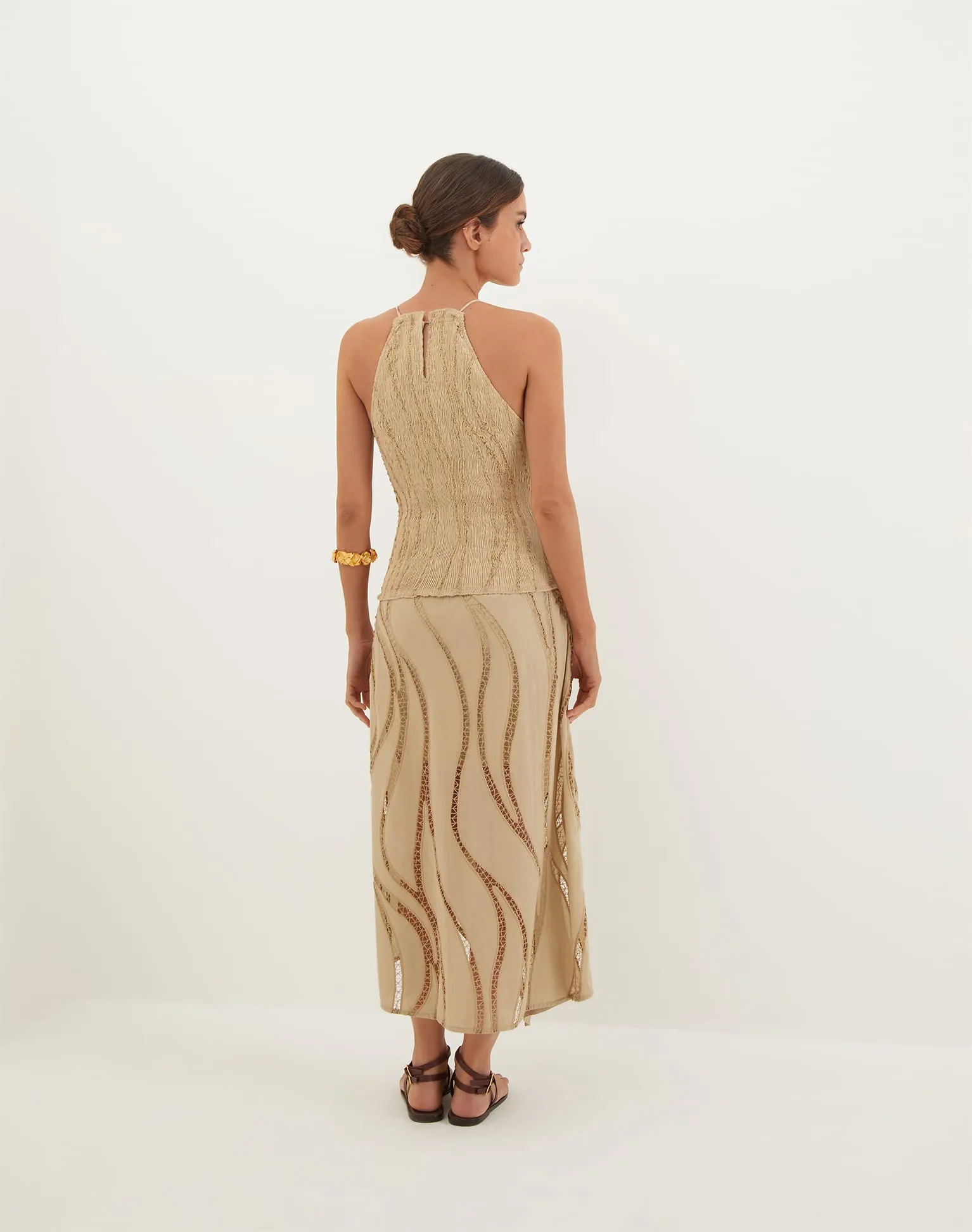 Belle Midi Dress - Santal