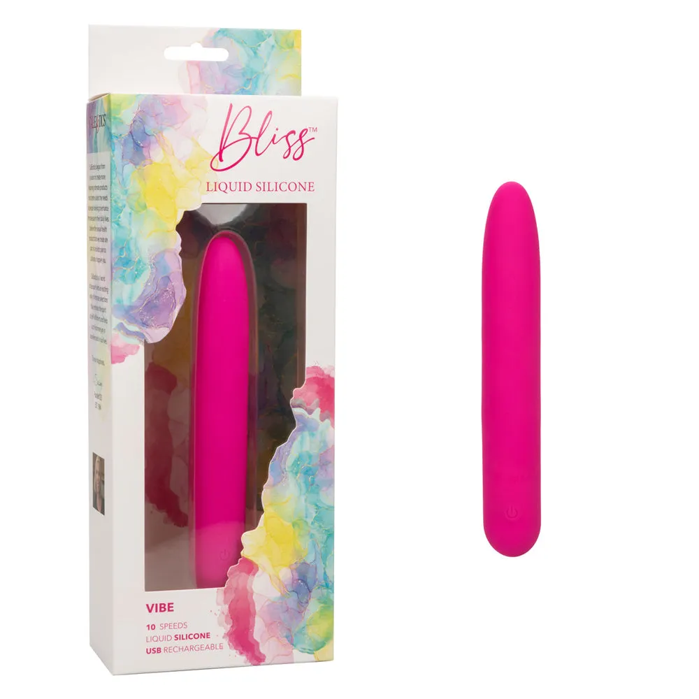 Bliss Liquid Silicone Vibe - Pink