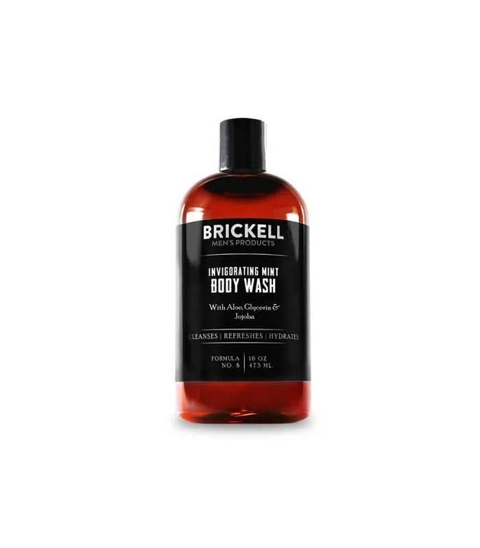 Brickell Men's Products - Invigorating Mint Body Wash, 473ml