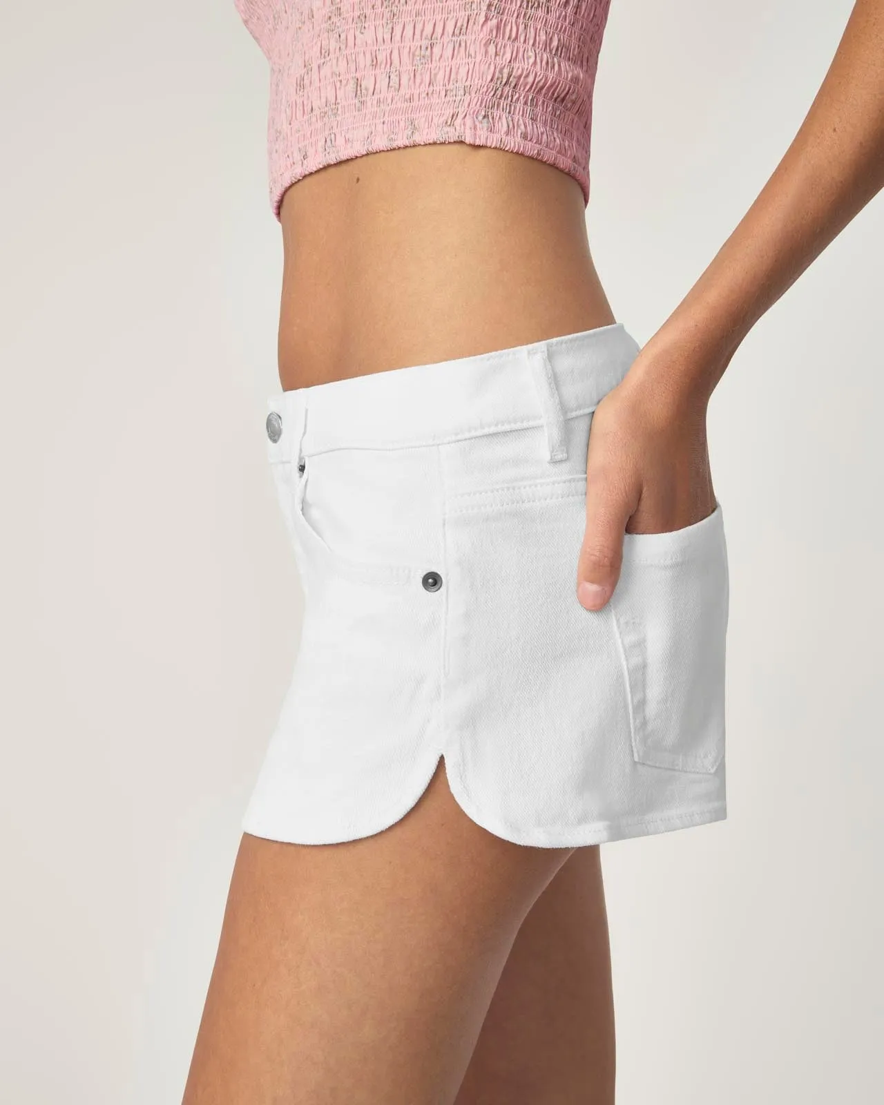 Cheeky Low-Rise Denim Short