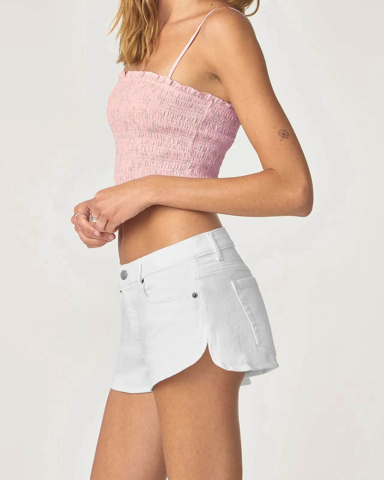 Cheeky Low-Rise Denim Short