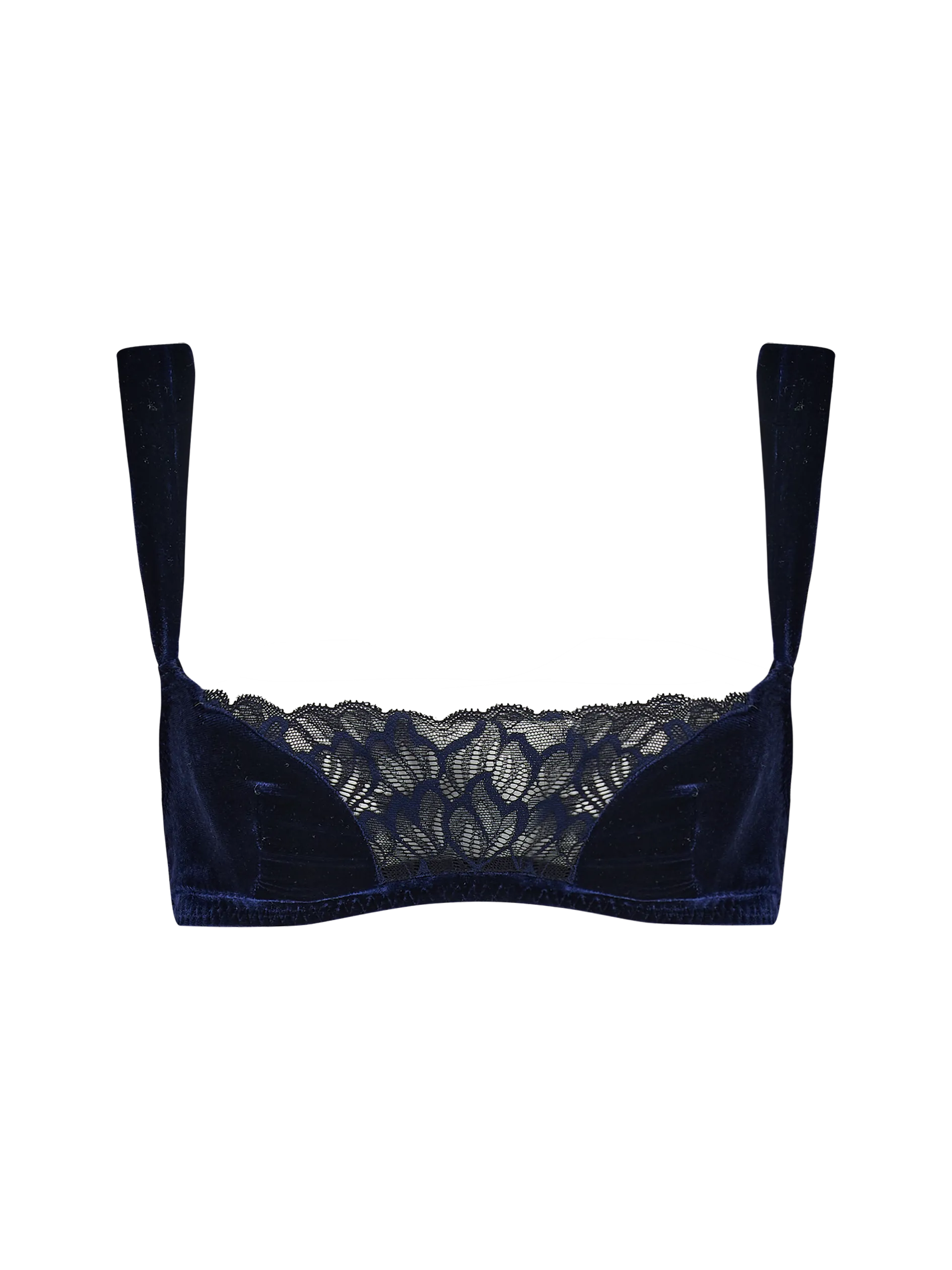 Coco De Mer Azzurra Bandeau Bra in Sapphire