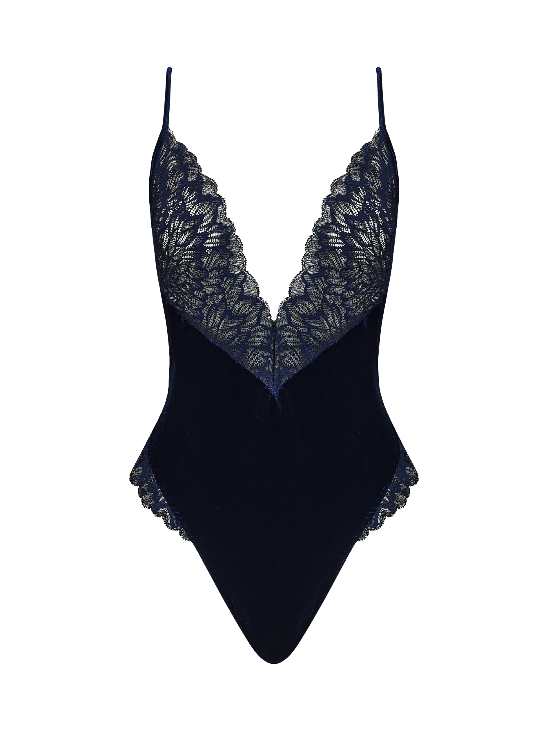 Coco de Mer Azzurra Bodysuit in Sapphire