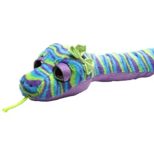 Colorful Stripe Snake Stuffed Animal - 54" Class