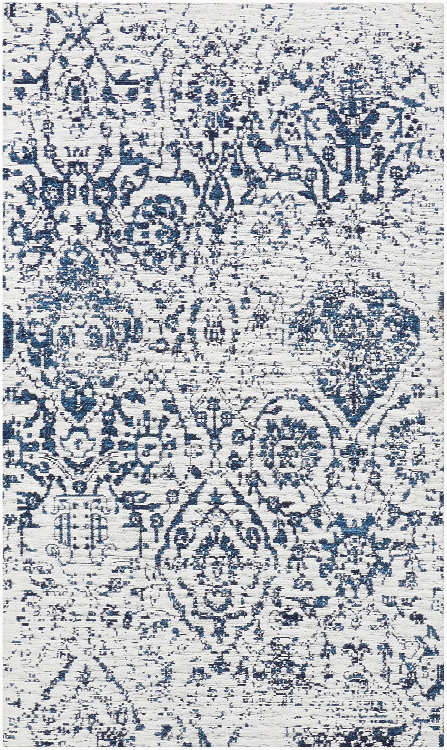 Damask DAS06 Ivory/Navy Rug