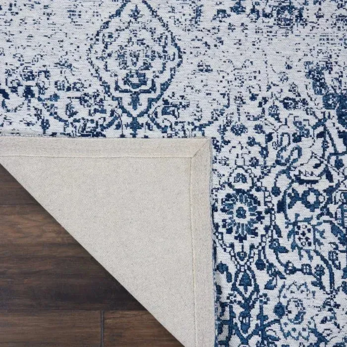 Damask DAS06 Ivory/Navy Rug