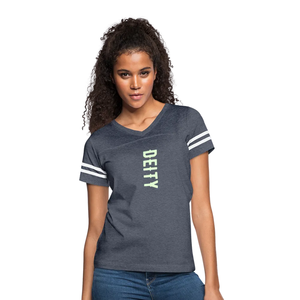 Deity Glow in The Dark Print Women’s Vintage Sports T-Shirt