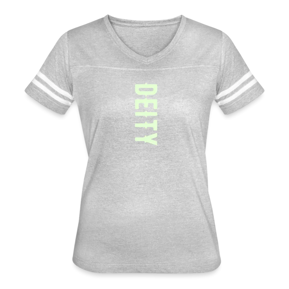 Deity Glow in The Dark Print Women’s Vintage Sports T-Shirt