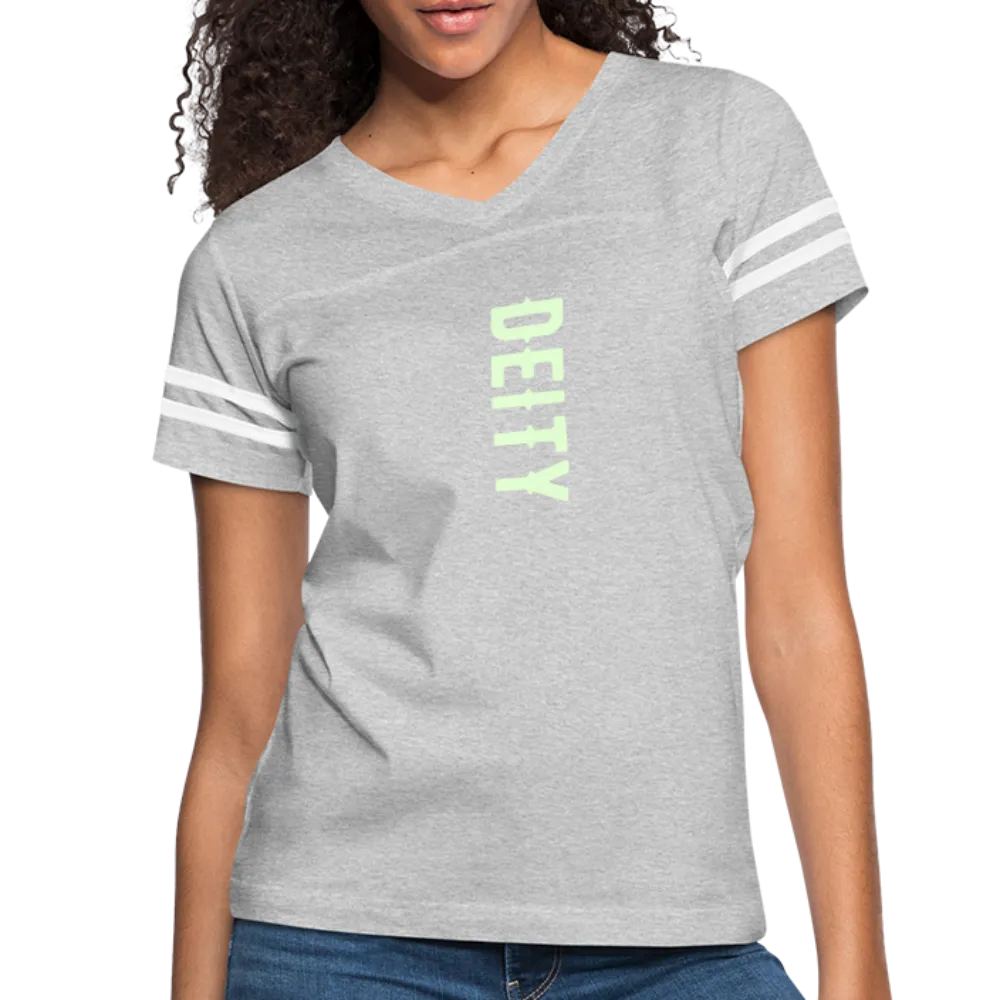 Deity Glow in The Dark Print Women’s Vintage Sports T-Shirt