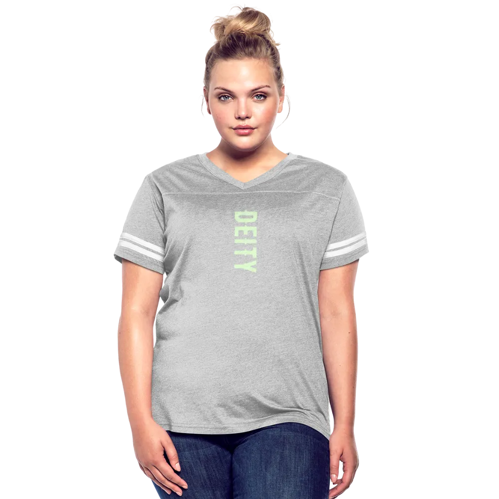 Deity Glow in The Dark Print Women’s Vintage Sports T-Shirt