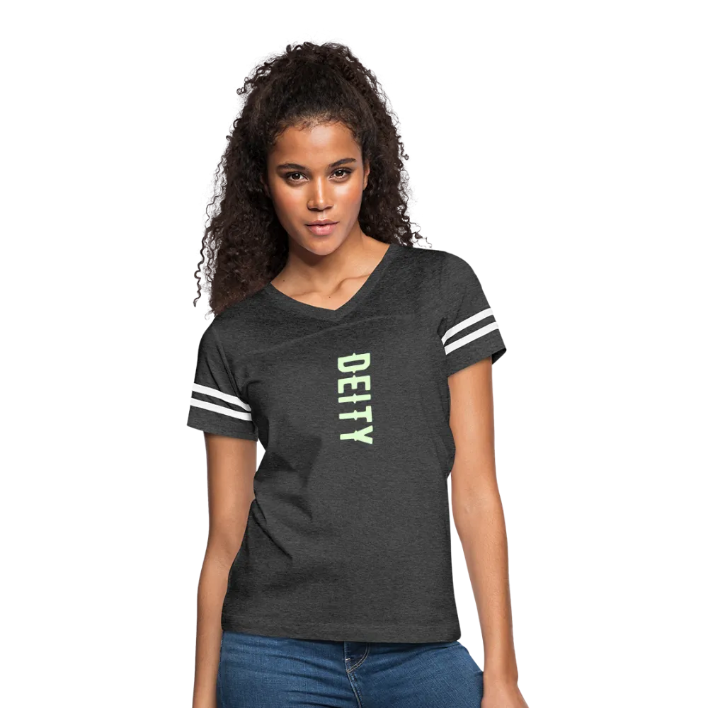 Deity Glow in The Dark Print Women’s Vintage Sports T-Shirt