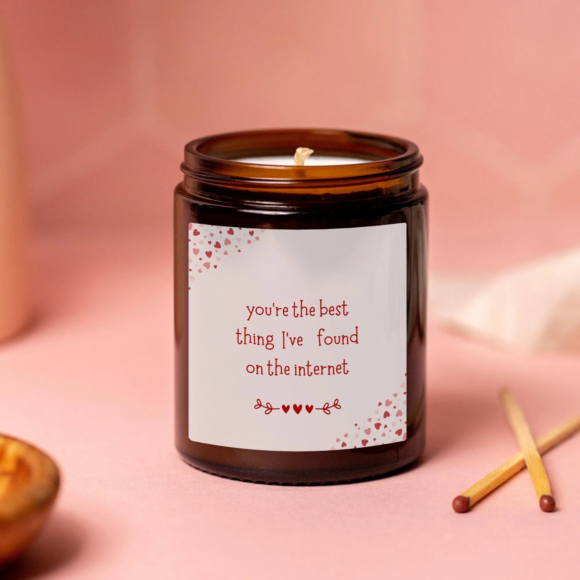 Digital Age Romantic Candle