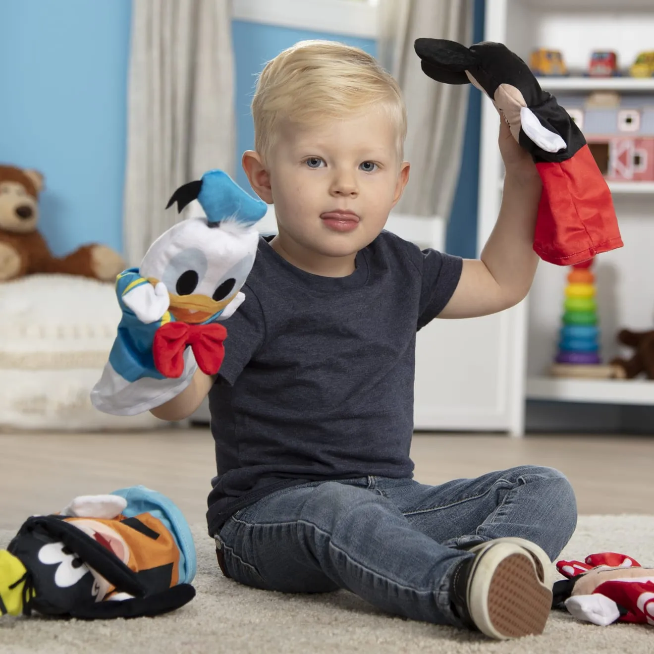 Disney Mickey Mouse & Friends Soft & Cuddly Hand Puppets