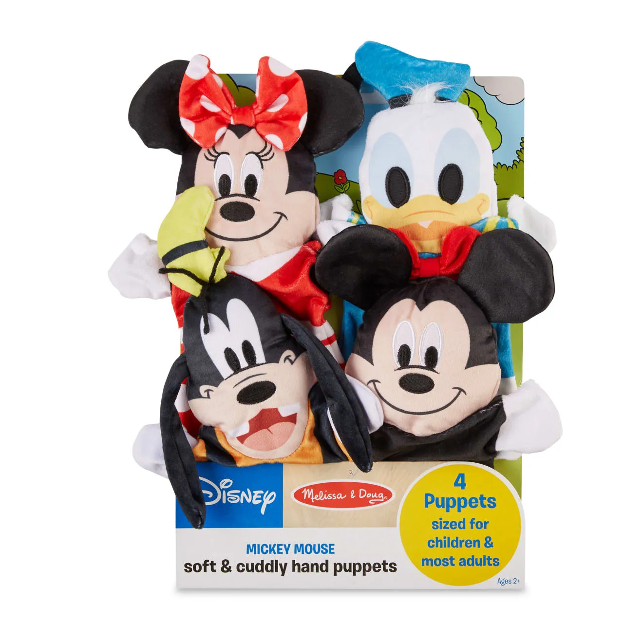 Disney Mickey Mouse & Friends Soft & Cuddly Hand Puppets