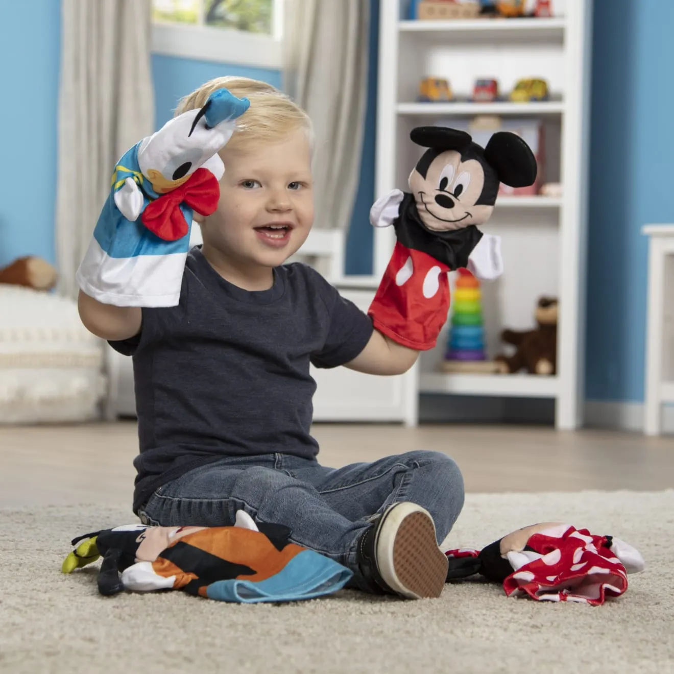 Disney Mickey Mouse & Friends Soft & Cuddly Hand Puppets