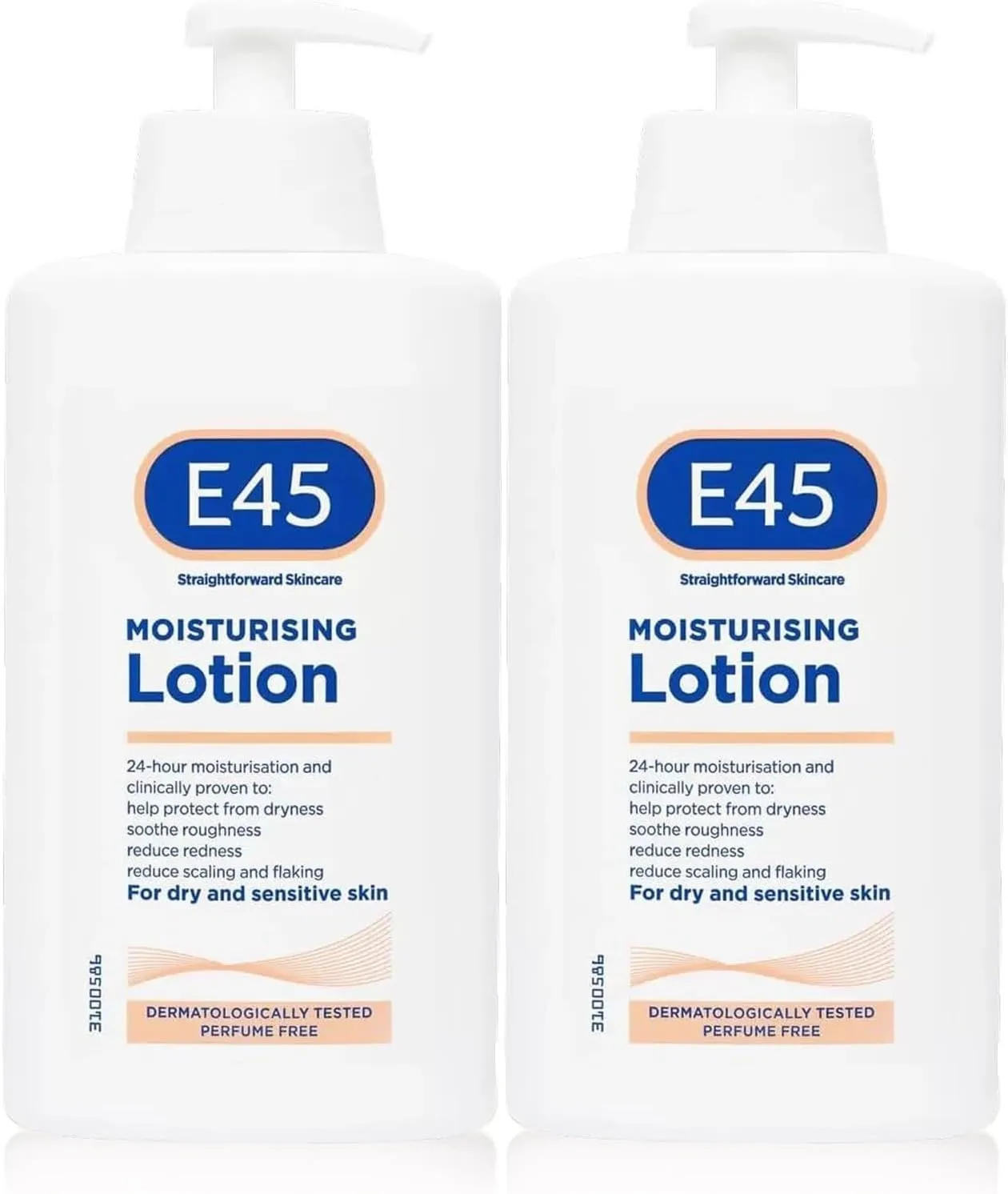 E45 Dermatological Moisturising Body Lotion for Dry Skin, 500ml