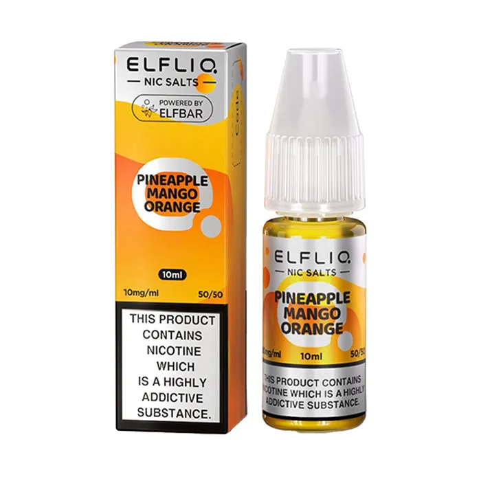 ELFLIQ Pineapple Mango Orange 10ml Nicotine Salt E-Liquid