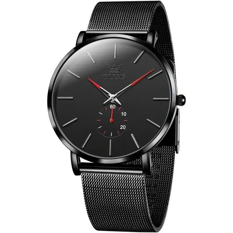 Fashion Siamese Buckle Thin Simple Quartz Watch