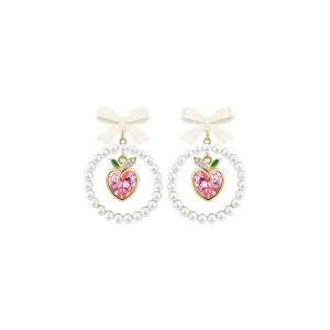 Gifted Candy Peach Pink Earrings