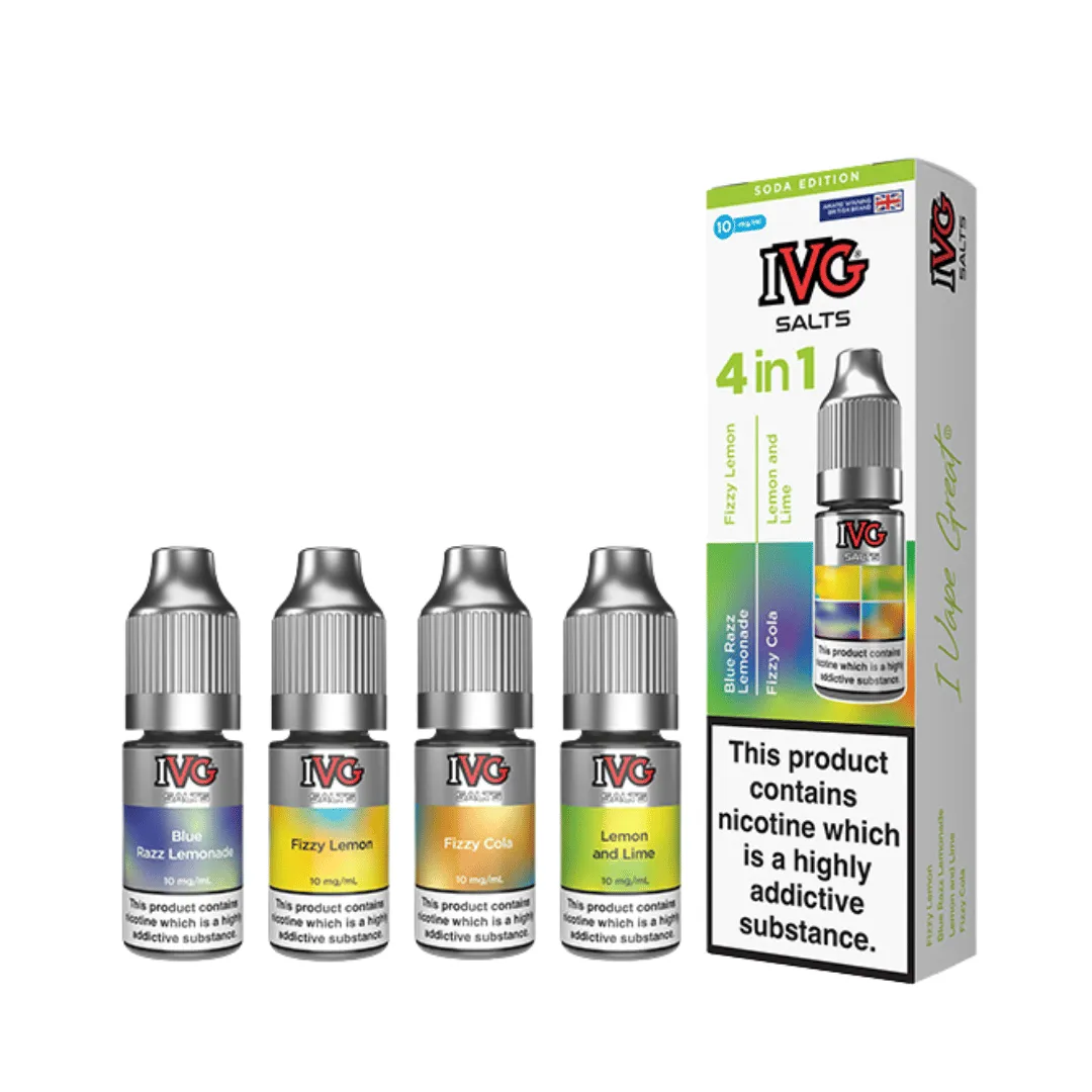 IVG SALTS 4 IN 1 (4 x 10ml) Nic Salt