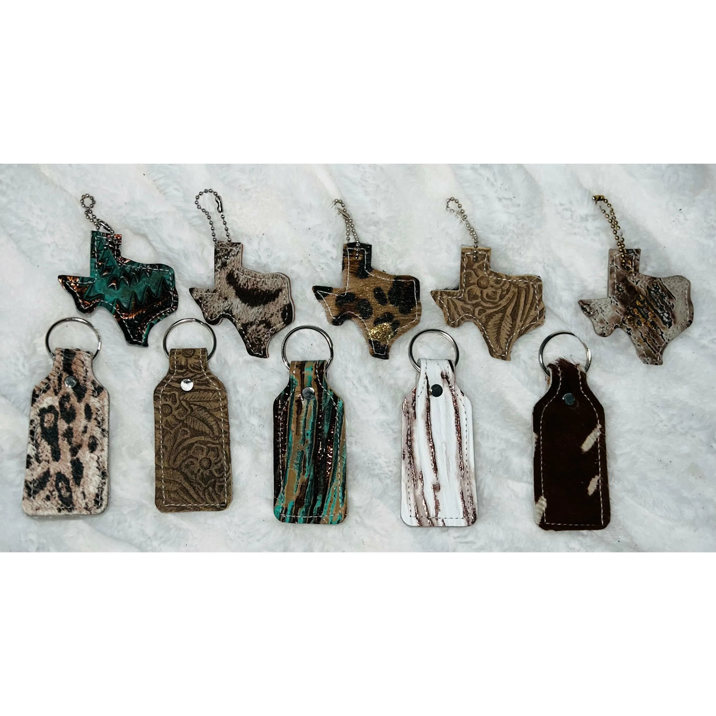 Leather Keychain TEXAS