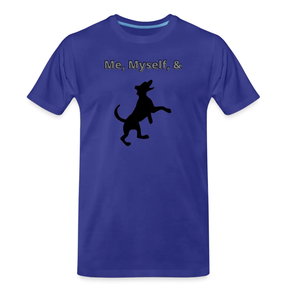 Me, Myself, & Dog Premium Men’s Organic T-Shirt