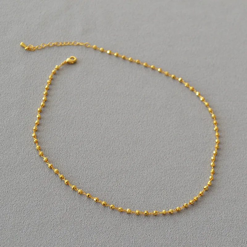 Mini Gold Ball Necklace