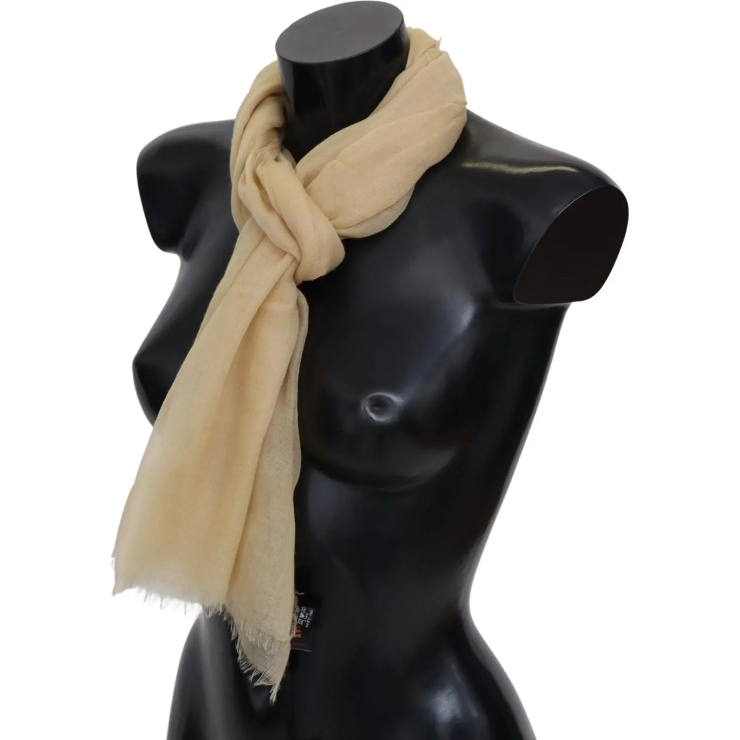 Missoni Elegant Cashmere Scarf in Beige