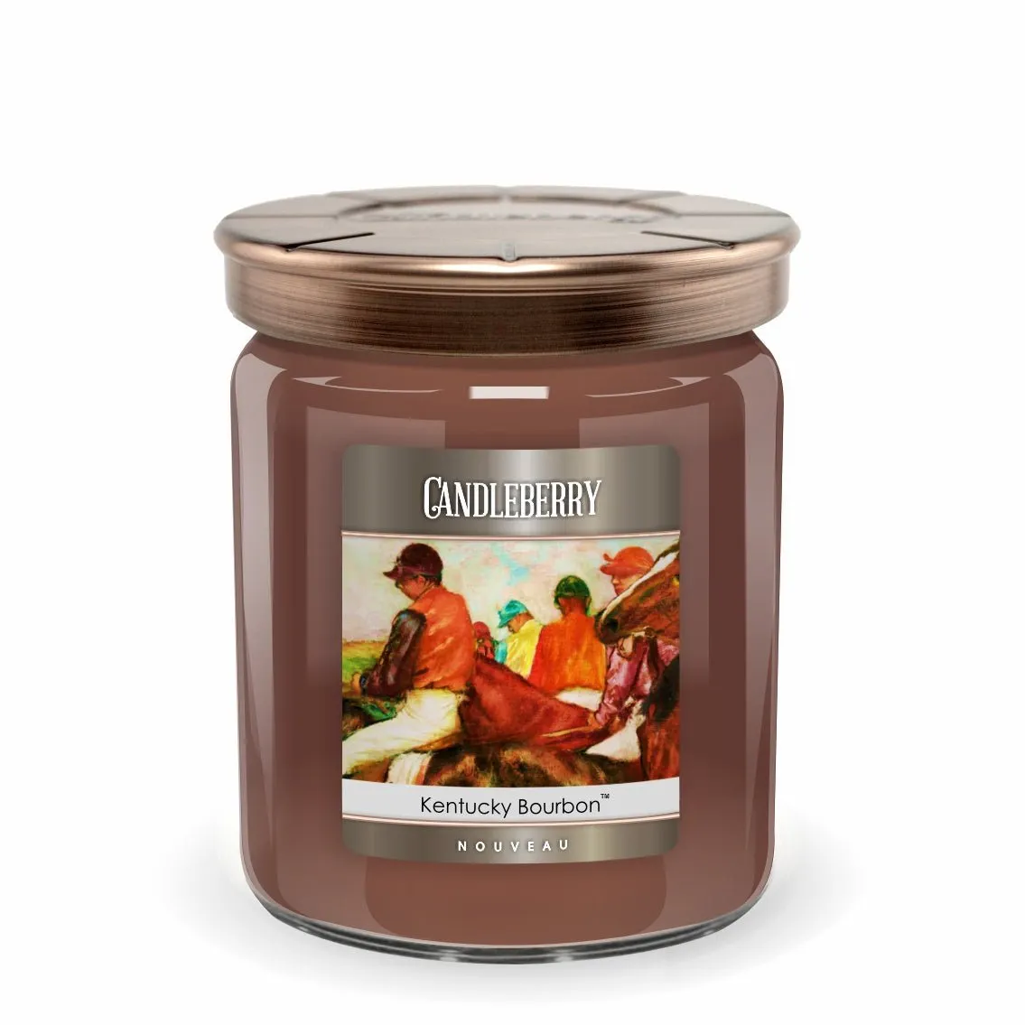 NOUVEAU™ - Kentucky Bourbon™, 3 - Wick, Candy Jar Candle