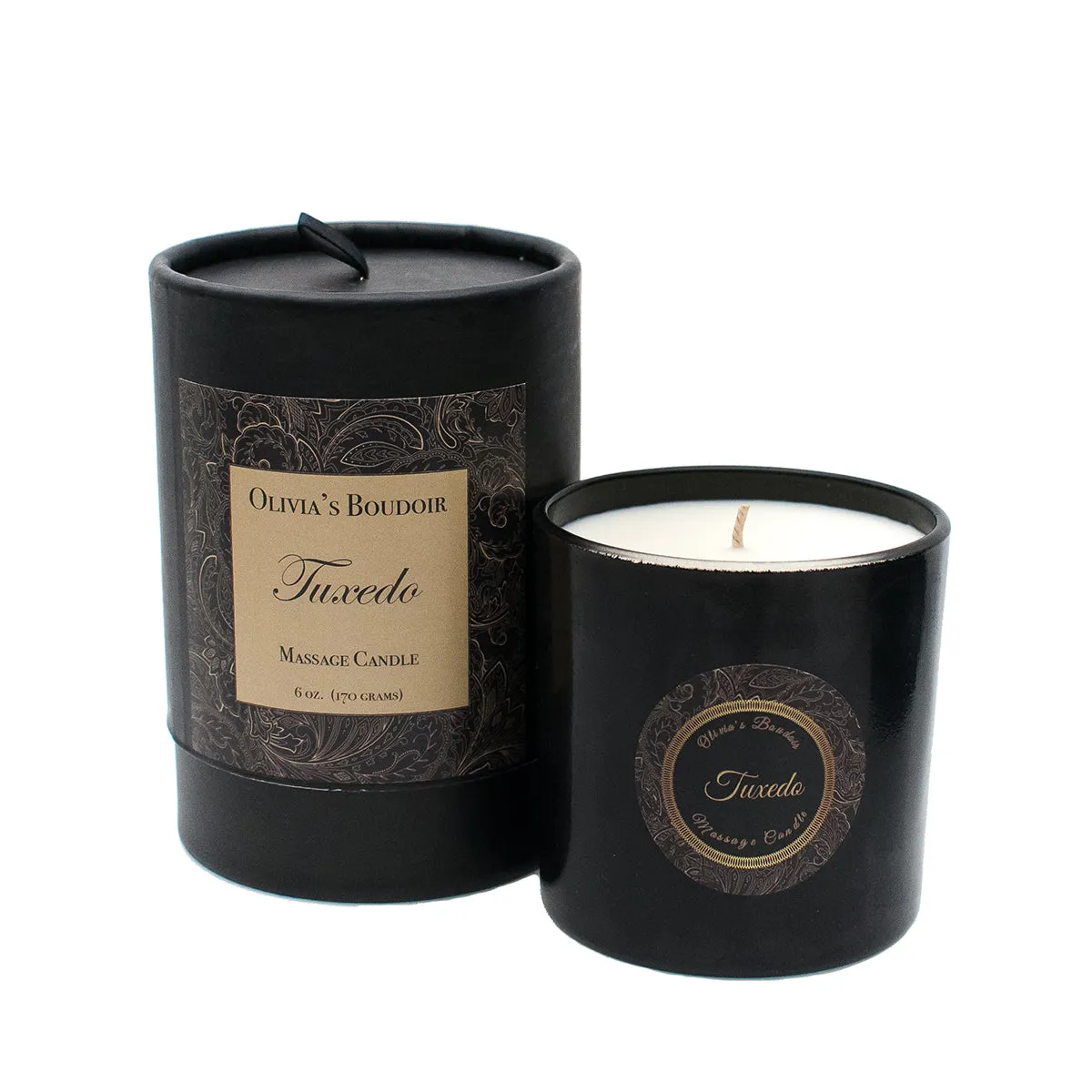 Olivia's Boudoir Candle 6.5oz - Tuxedo