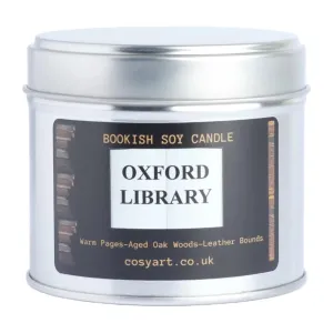 Oxford Library Candle Tin 250ml