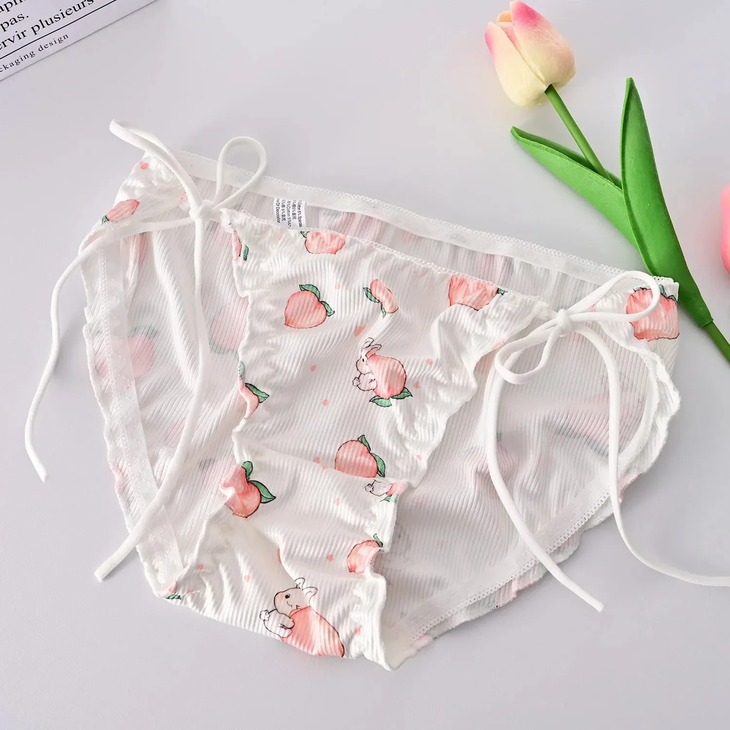 Peach Bunny Perfection Panties