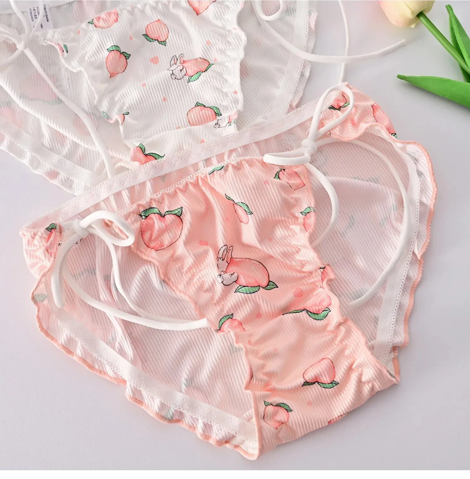 Peach Bunny Perfection Panties