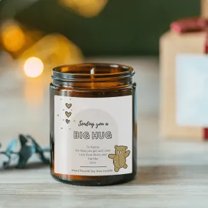 Personalised Big Hug Candle