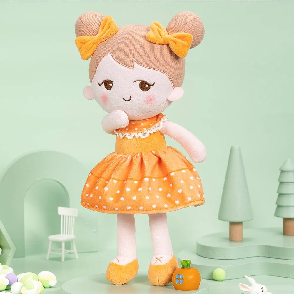 Personalized Playful Orange Doll