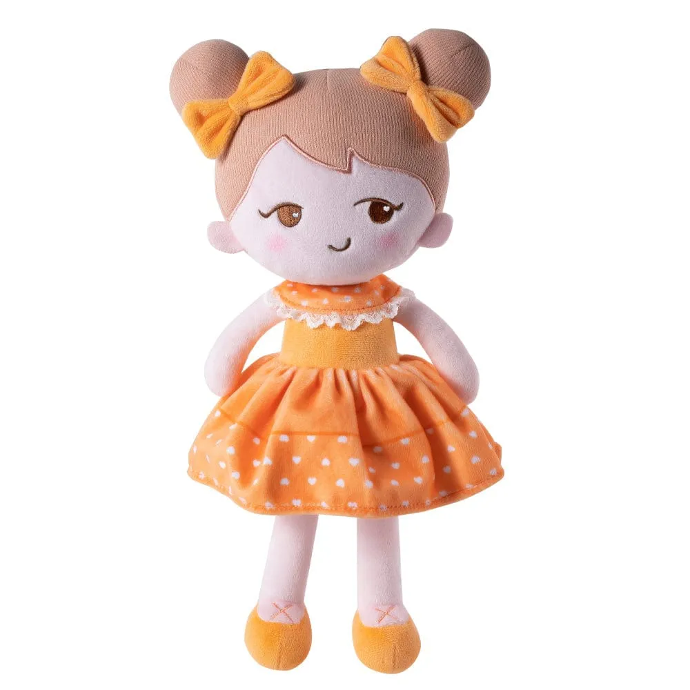 Personalized Playful Orange Doll