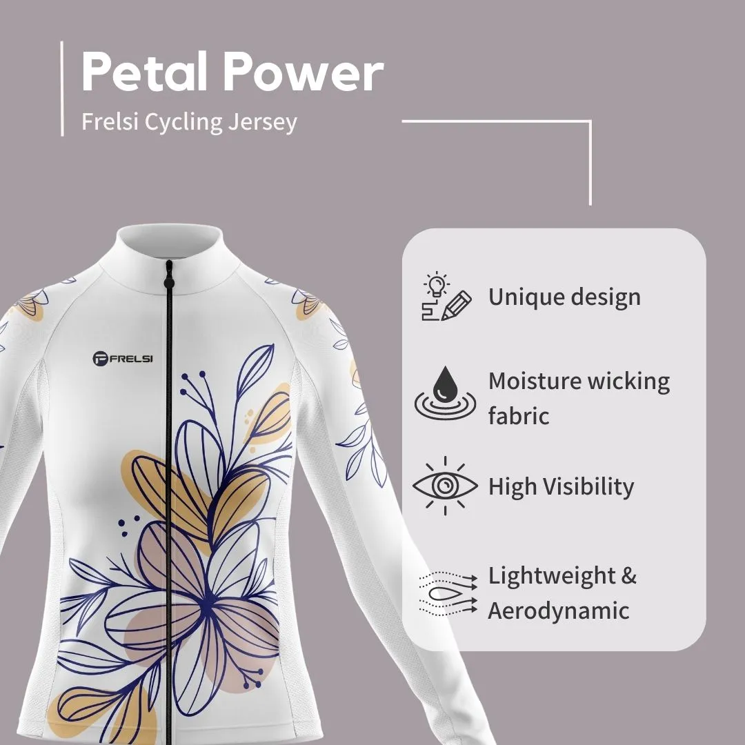 Petal Power | Women's Long Sleeve Cycling Jersey