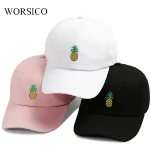 Pineapple Embroidery Dad Hat