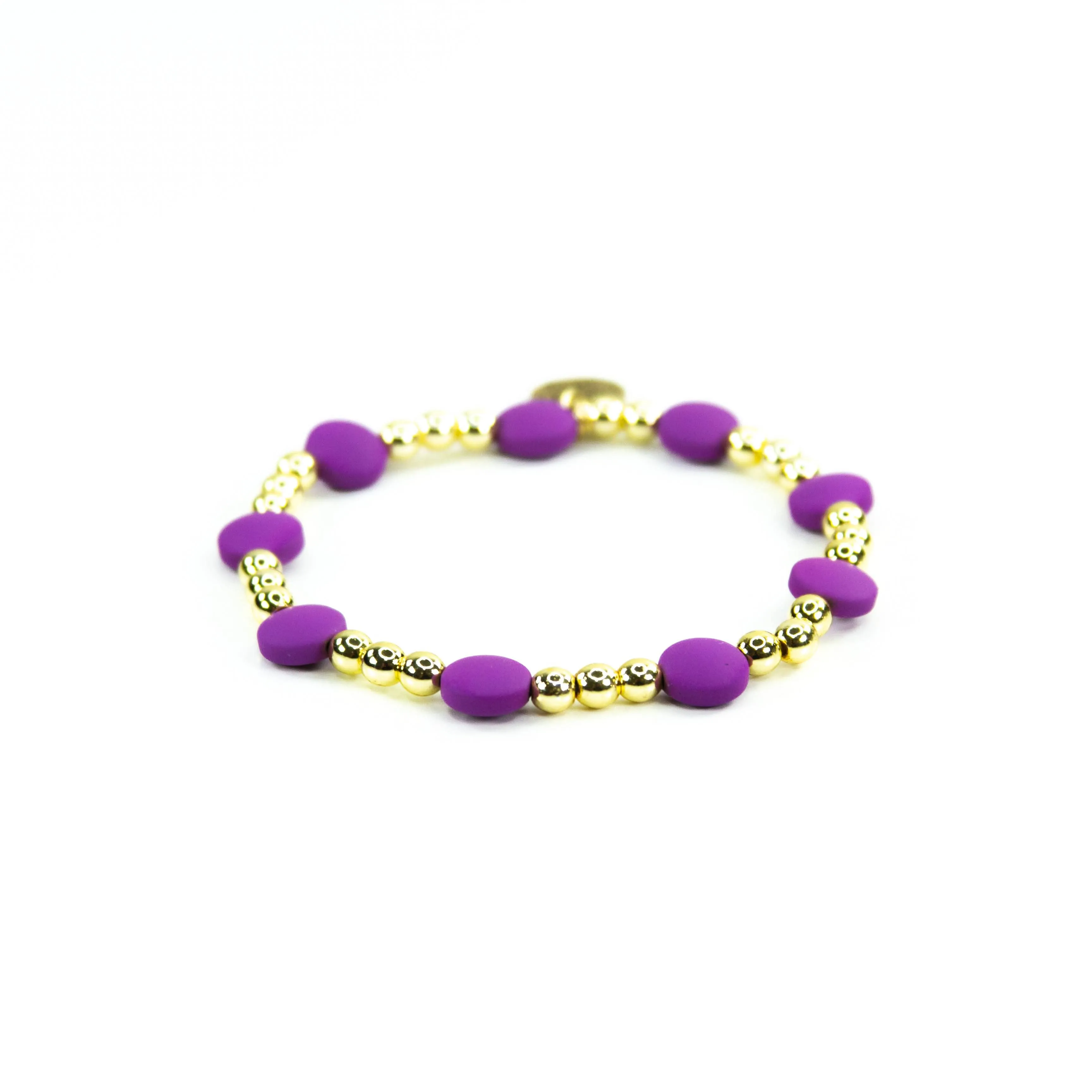 Purple Mix Bead Bracelets