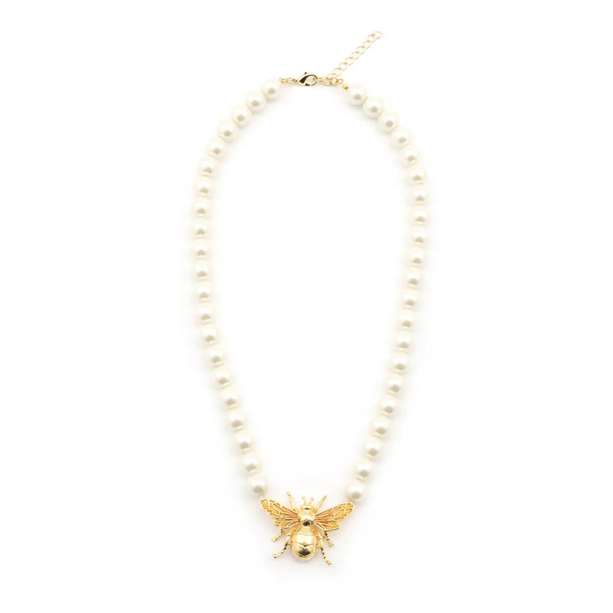 Queen Bee Pearl Necklace