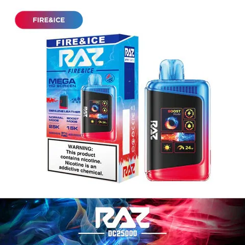 Raz DC25000 25K Puff Rechargeable Disposable Device – 25000 Puffs