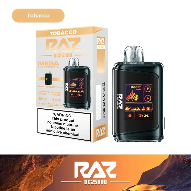 Raz DC25000 25K Puff Rechargeable Disposable Device – 25000 Puffs